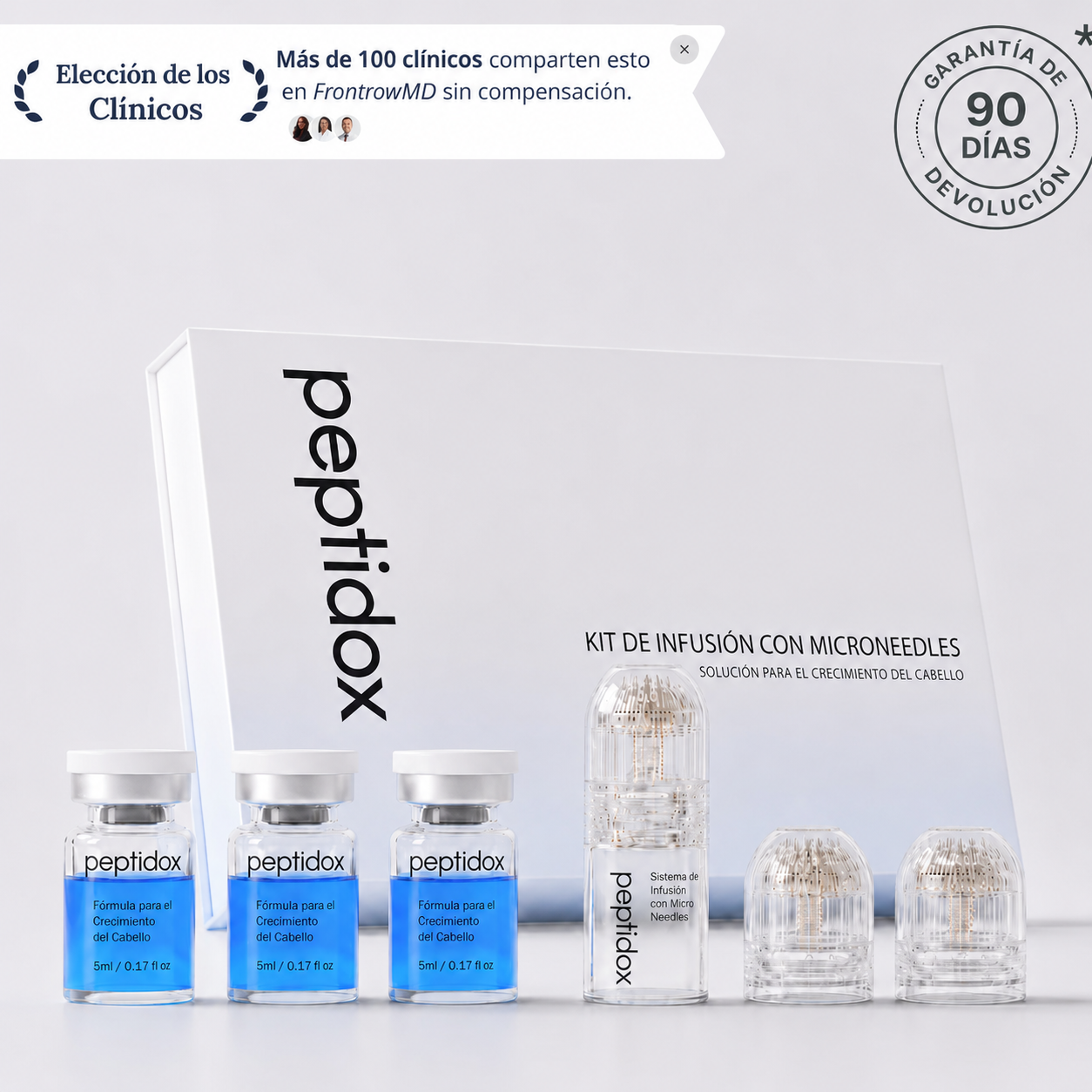 PEPTIDOX® El sistema de microinfusión para el crecimiento del cabello