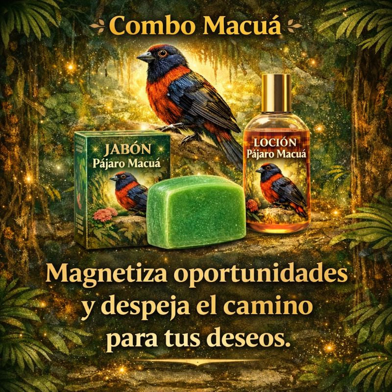 COMBO MACUÁ: ATRAE AMOR, SUERTE Y DINERO