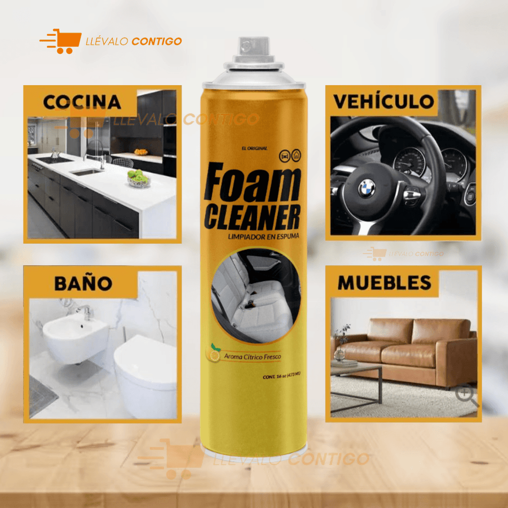 FOAM CLEANER® ESPUMA LIMPIADORA ORIGINAL LlevaloContigo