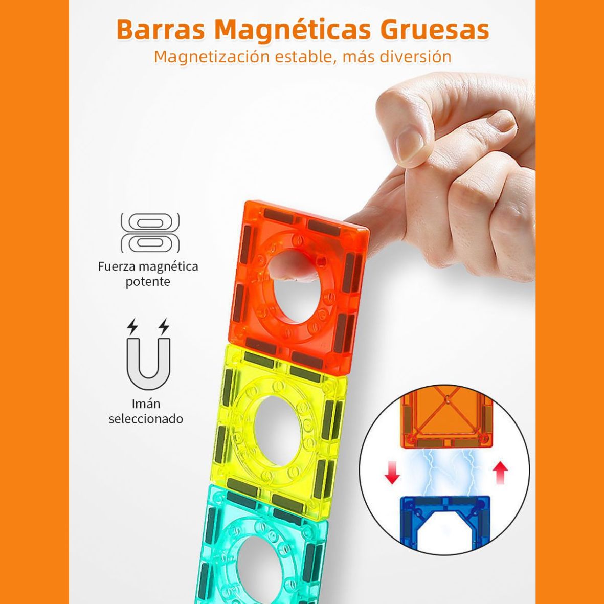 SET DE TOBOGANES + BLOQUES MAGNÉTICOS X 97 PIEZAS