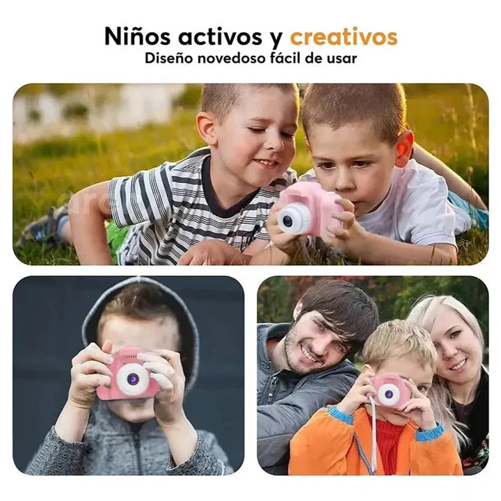 CÁMARA DIGITAL 4K 📸 🌟 (RECARGABLE Y RESISTENTE)