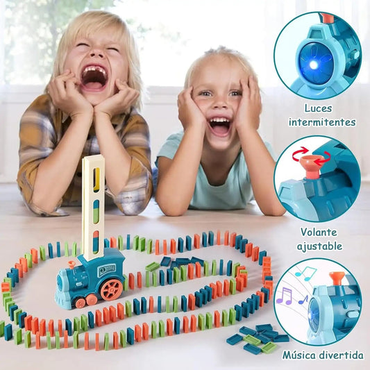 MONTESSORI® TREN DOMINÓ ELÉCTRICO